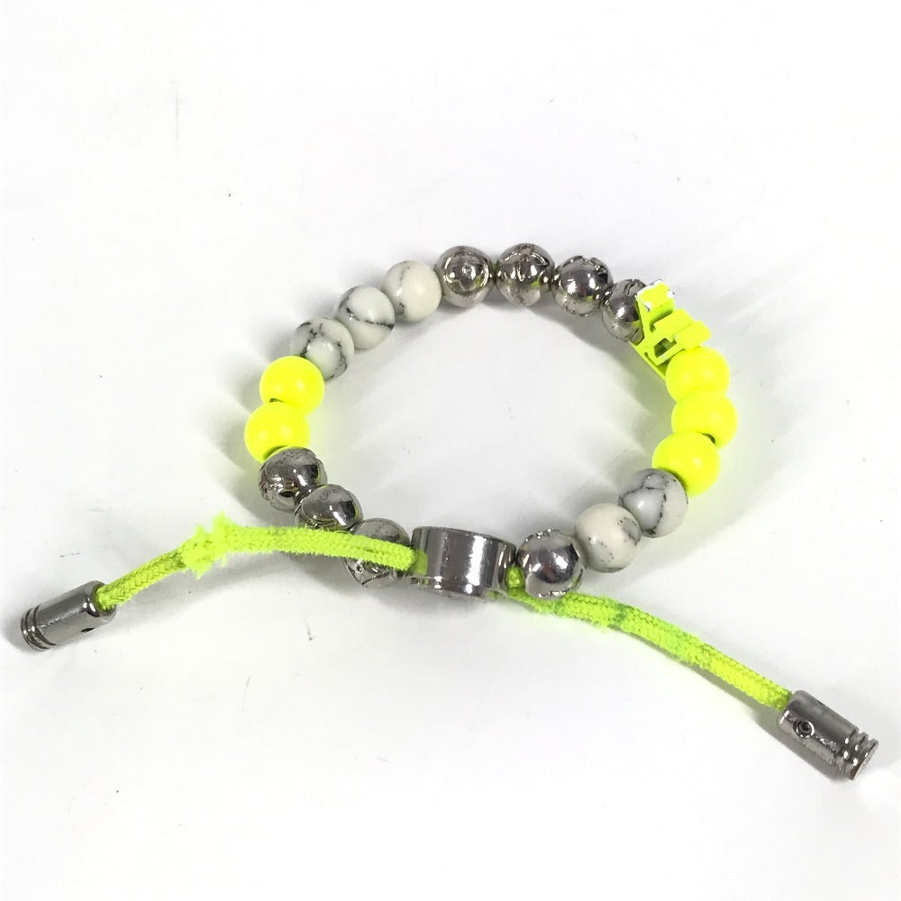 LOUIS VUITTON M00510 ブラスレ モノグラム ビーズ バングル アクセサリー ブレスレット メタル レディース イエロー
