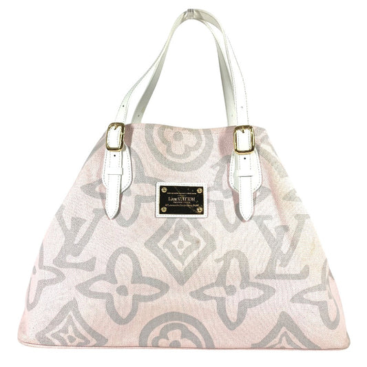 LOUIS VUITTON M95673 Monogram Cruise Line Taisienne GM Tote Bag, Shoulder Bag, Boston Bag, Leather/Canvas, Women's, Pink