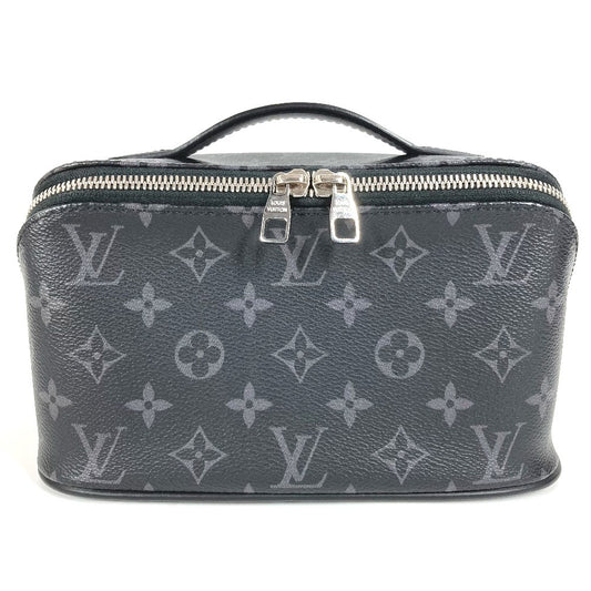 LOUIS VUITTON M11508 Monogram Eclipse Toiletry Bag, Pouch, Second Bag, Clutch Bag, Handbag, Monogram Eclipse Canvas, Women's, Black