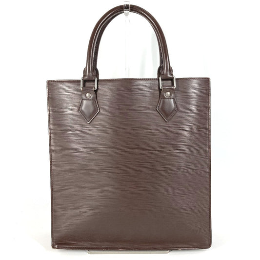 LOUIS VUITTON M5274D Epi Sac Plat PM Sac Plat PM Vertical Tote Bag, Epi Leather, Women's, Mocha Brown