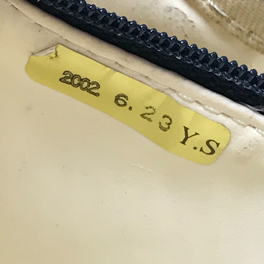 CHANEL Bi-Cea CC Coco Mark Logo Shoulder Bag with Plastic Chain, Tote Bag, Canvas, Women's, White