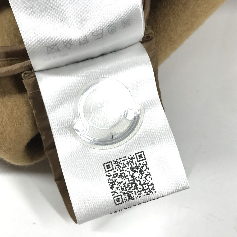 MONCLER ロゴ PONCHO CAPE アパレル アウター 羽織 トップス ポンチョ ウール レディース ベージュ