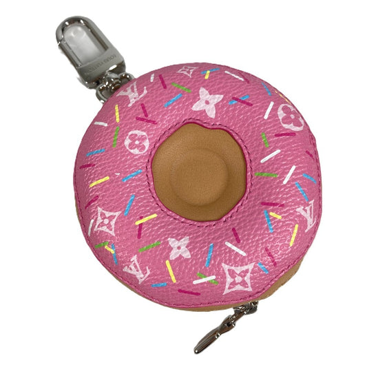 LOUIS VUITTON M02549 Monogram Bag Charm - LV Donut Bag Charm/Keychain Charm Leather Unisex Pink