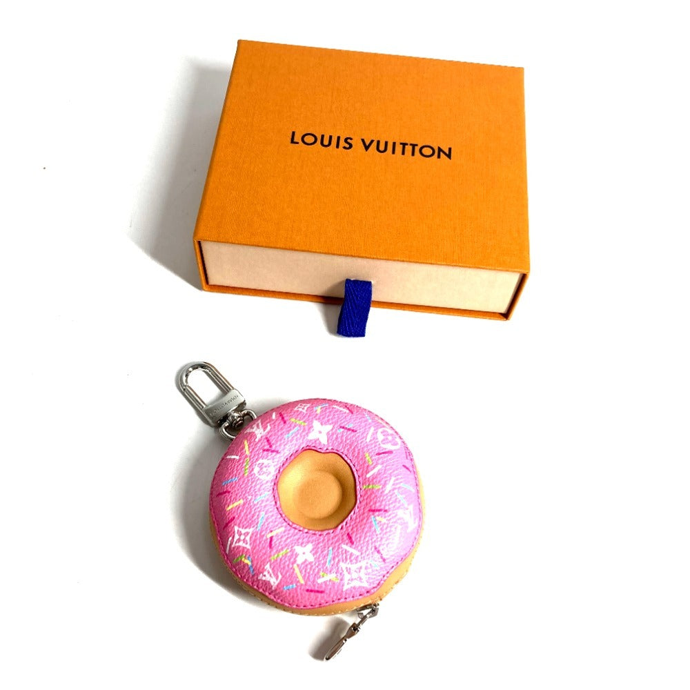LOUIS VUITTON M02549 Monogram Bag Charm - LV Donut Bag Charm/Keychain Charm Leather Unisex Pink