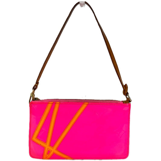 LOUIS VUITTON M91906 Monogram Vernis Fluo Lexington Handbag/Shoulder Bag/Accessory Pouch/Shoulder Bag in Monogram Vernis Canvas, Unisex, Pink