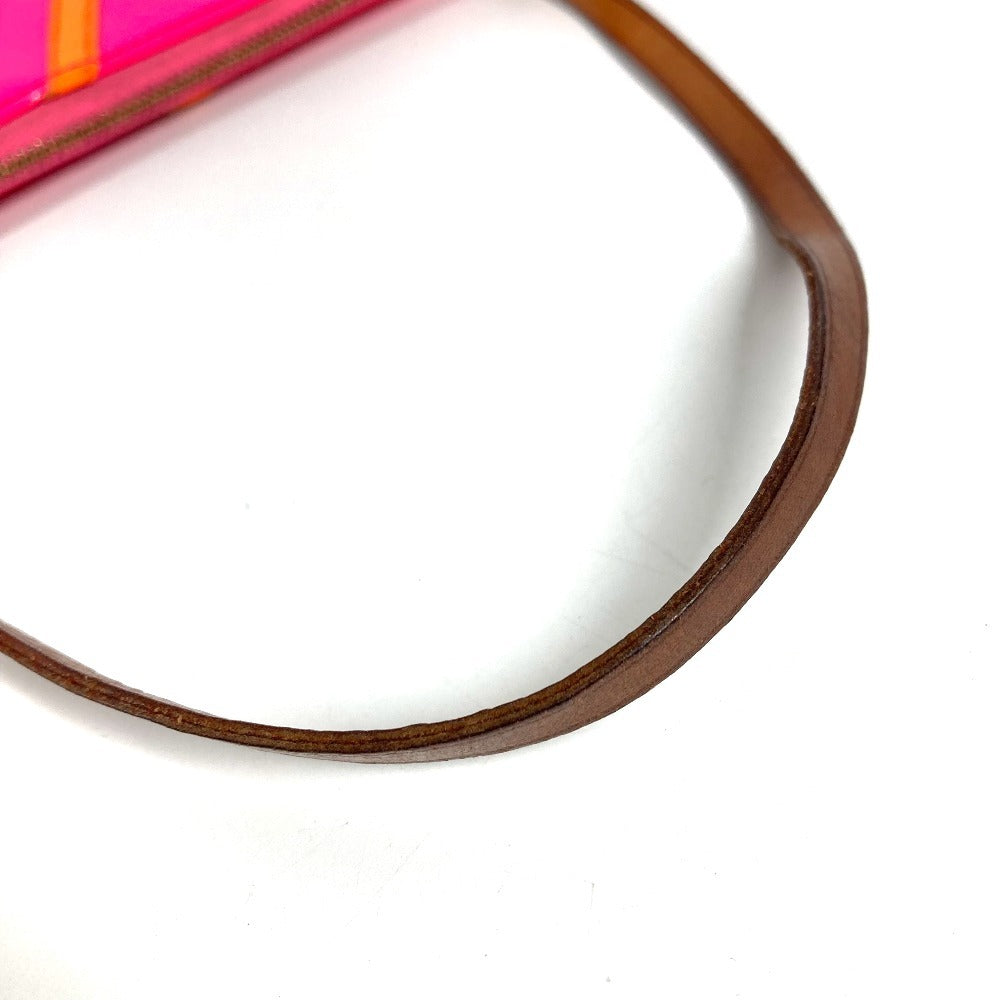 LOUIS VUITTON M91906 Monogram Vernis Fluorescent Lexington กระเป๋าถือ กระเป๋าสะพายข้าง กระเป๋าใส่อุปกรณ์เสริม กระเป๋าสะพายไหล่ แคนวาส Monogram Vernis ยูนิเซ็กส์ สีชมพู