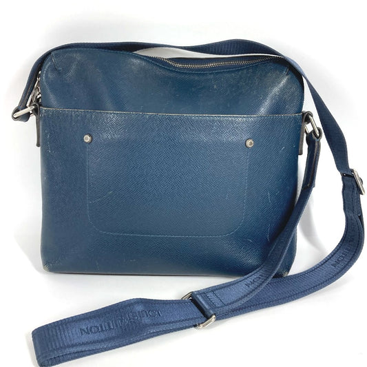 LOUIS VUITTON M30236 タイガ グリゴリ メッセンジャーPM カバン 斜め掛け メッセンジャーバッグ ショルダーバッグ タイガレザー ユニセックス ネイビー