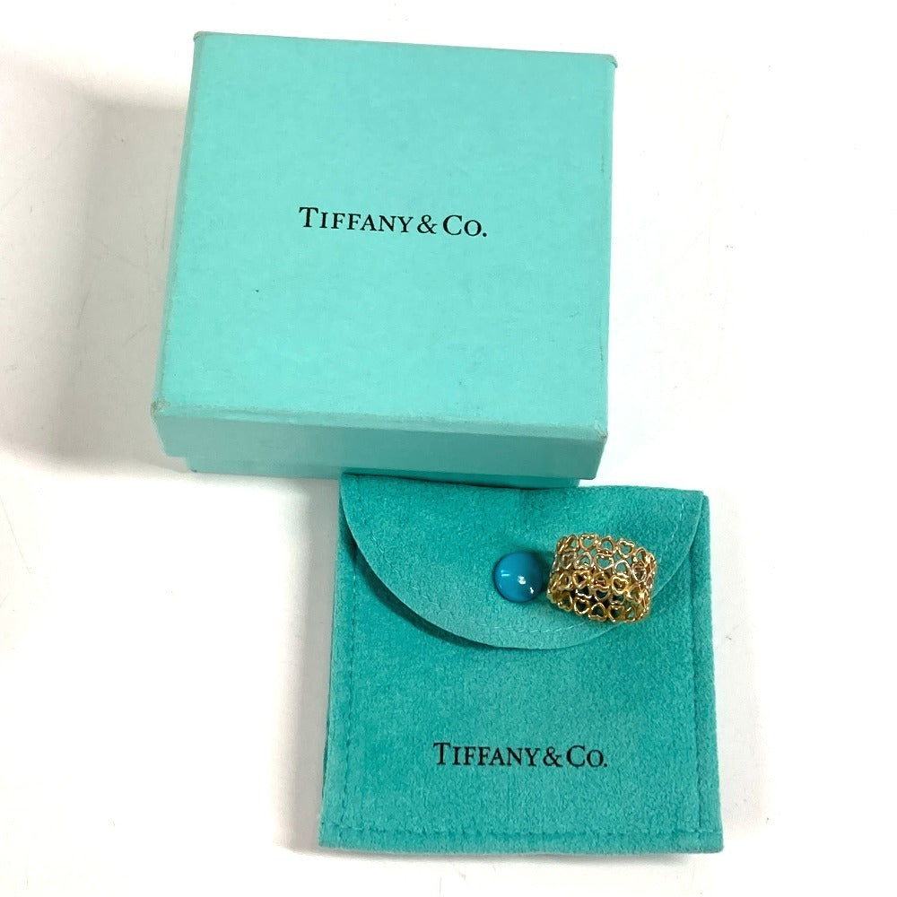 TIFFANY&Co. K18 18K 金 クラウンオブハート 3連 トリプルハート アクセサリー ジュエリー スリーカラー リング・指輪 Au750 レディース ゴールド