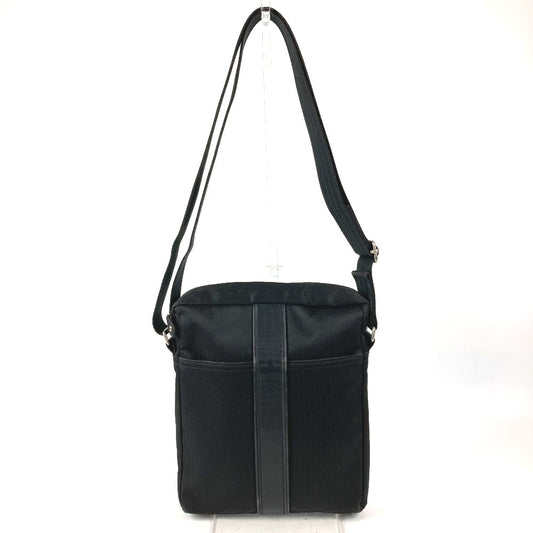 HERMES アカプルコ バンドリエール PM カバン 斜め掛け ポシェット ショルダーバッグ キャンバス ユニセックス ブラック
