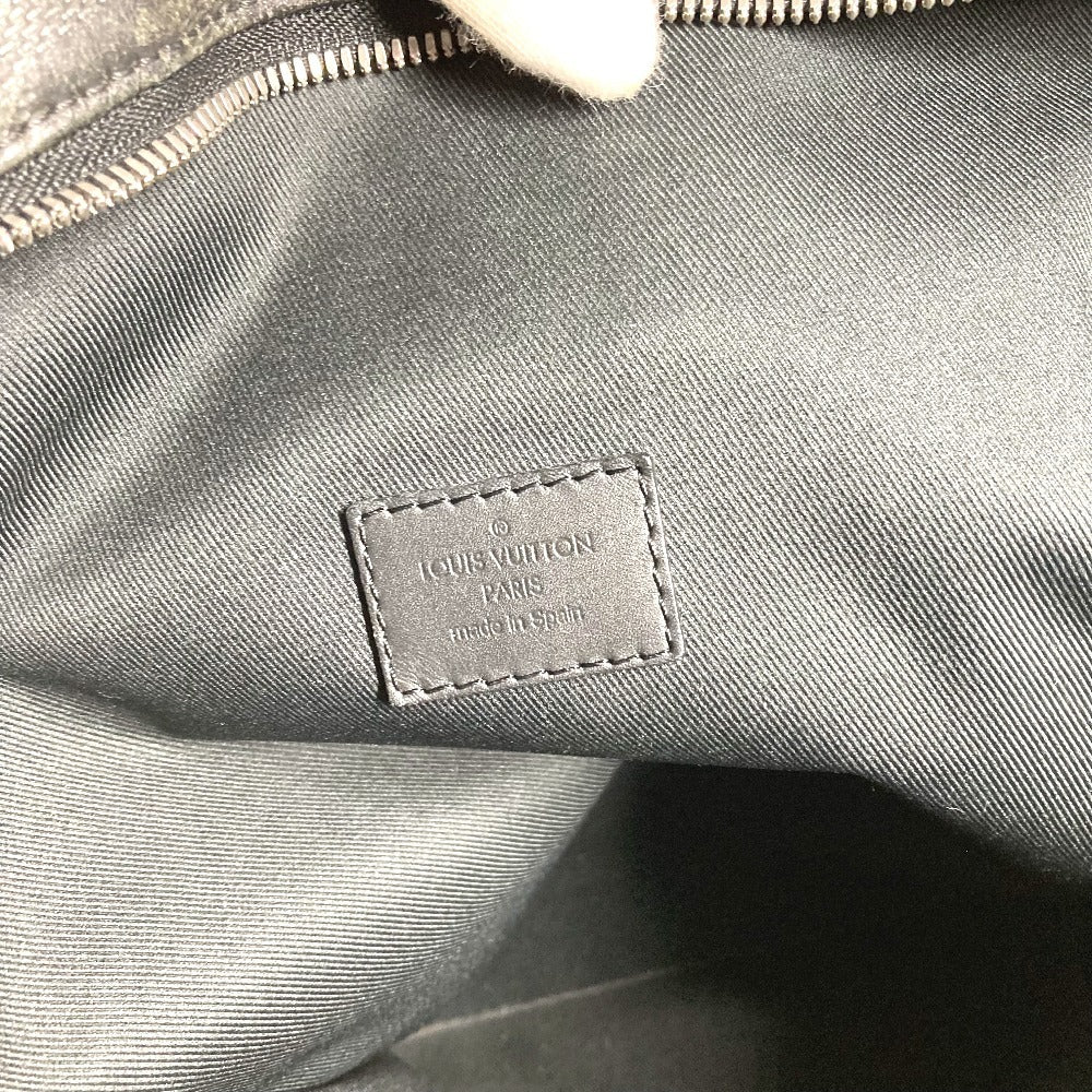 LOUIS VUITTON N40306 Damier Infini Canvas Backpack, Unisex, Damier Infini Leather, Onyx and Black