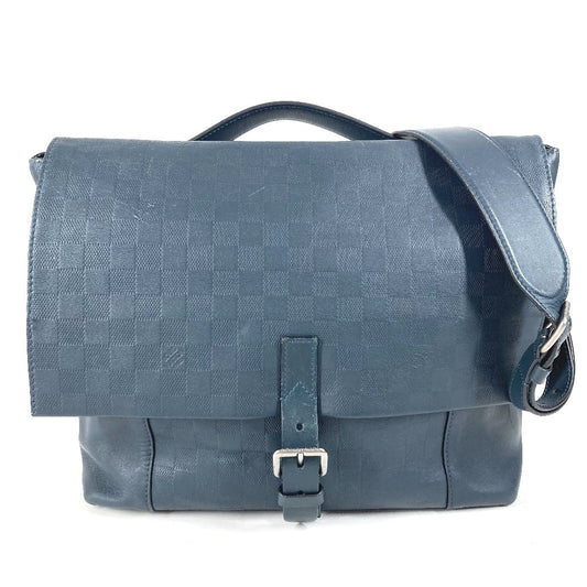 LOUIS VUITTON N41483 Damier Infini Loft Tote Bag 2WAY Bag Handbag Shoulder Bag Damier Infini Leather Unisex Cosmos Navy