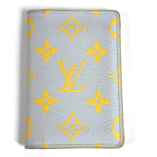 LOUIS VUITTON M14769 モノグラム オーガナイザードゥポッシュ 2つ折り パスケース 名刺入れ カードケース レザー ユニセックス グレー