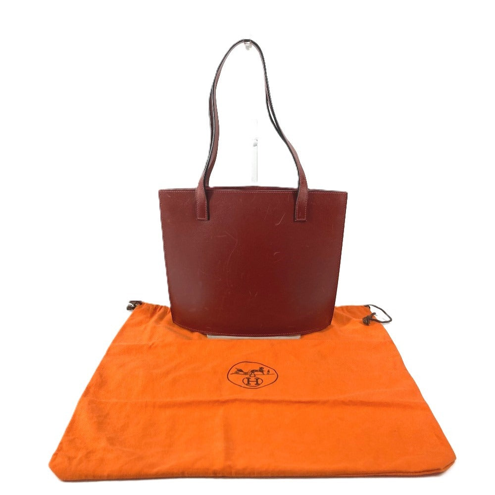 HERMES フィローPM フィロー PM カバン バッグ 肩掛け トートバッグ ショルダーバッグ ボックスカーフ ユニセックス ブラウン