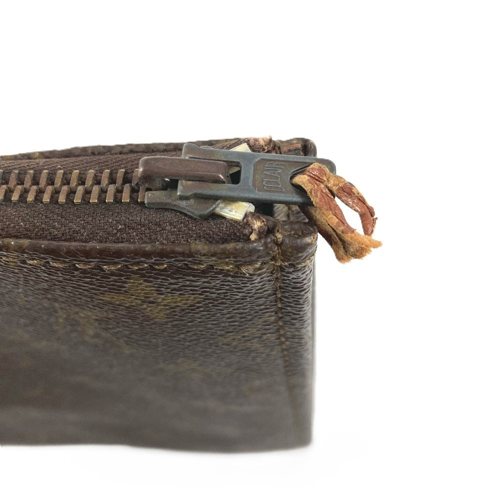 LOUIS VUITTON M53457 Monogram Pochette Documents 30 Bag Second Bag Document Case L-shaped Zipper Clutch Bag Monogram Canvas Unisex Brown