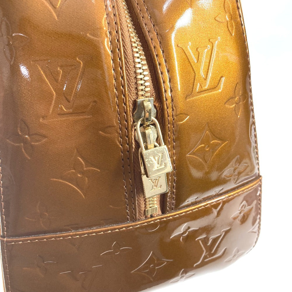 LOUIS VUITTON M91103 モノグラムヴェルニ トンプキンススクエア カバン ボストンバッグ ハンドバッグ モノグラムヴェルニキャンバス レディース ブロンズ ブラウン