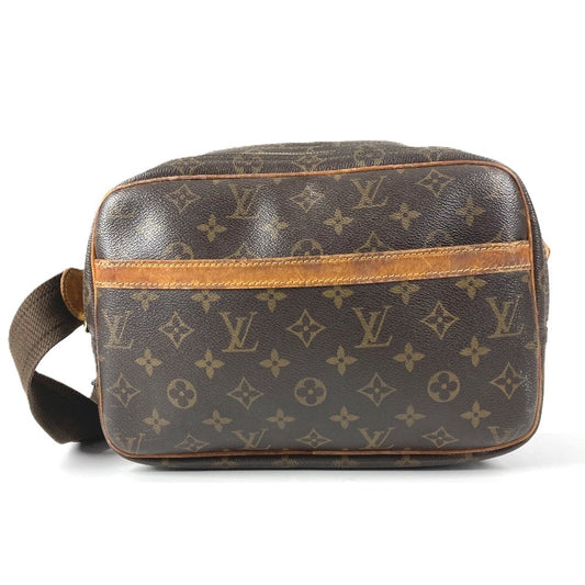 LOUIS VUITTON M45254 モノグラム リポーターPM リポーター PM 斜め掛け カバン ショルダーバッグ モノグラムキャンバス ユニセックス ブラウン