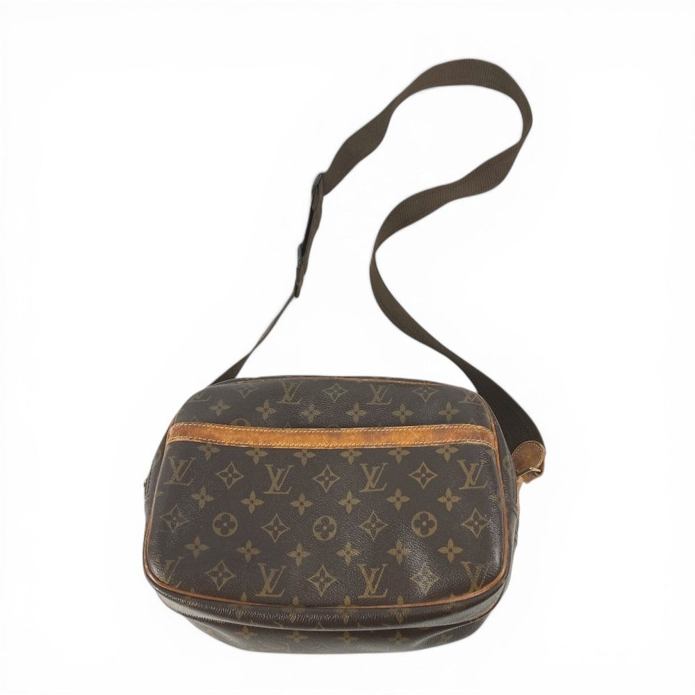 LOUIS VUITTON M45254 モノグラム リポーターPM リポーター PM 斜め掛け カバン ショルダーバッグ モノグラムキャンバス ユニセックス ブラウン