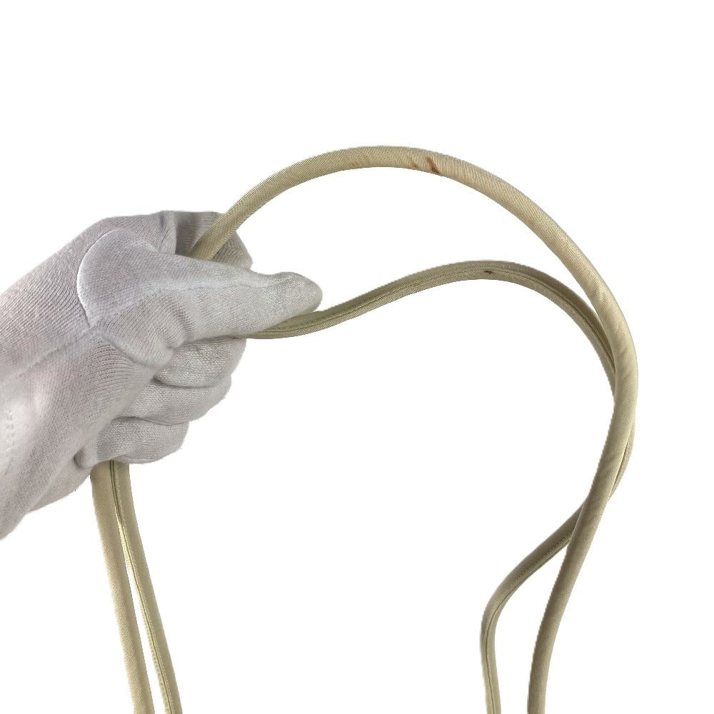 PRADA トライアングルロゴ 三角ロゴ プレート カバン トートバッグ 肩掛け ショルダーバッグ ナイロン ユニセックス ベージュ系