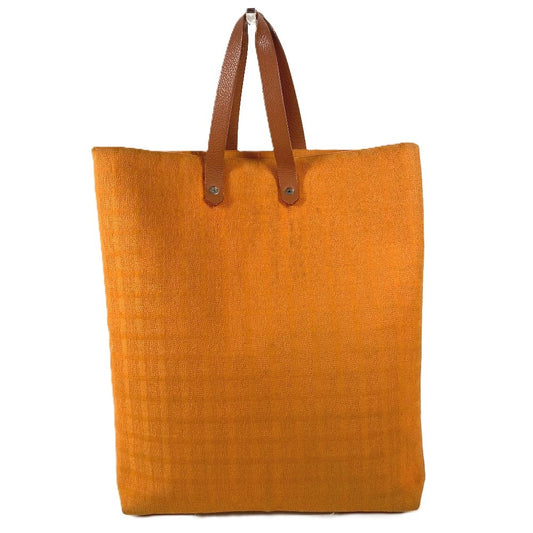 HERMES アメダバ ディアゴ GM アメダバディアゴGM カバン 縦型 トートバッグ ショルダーバッグ コットン ユニセックス オレンジ