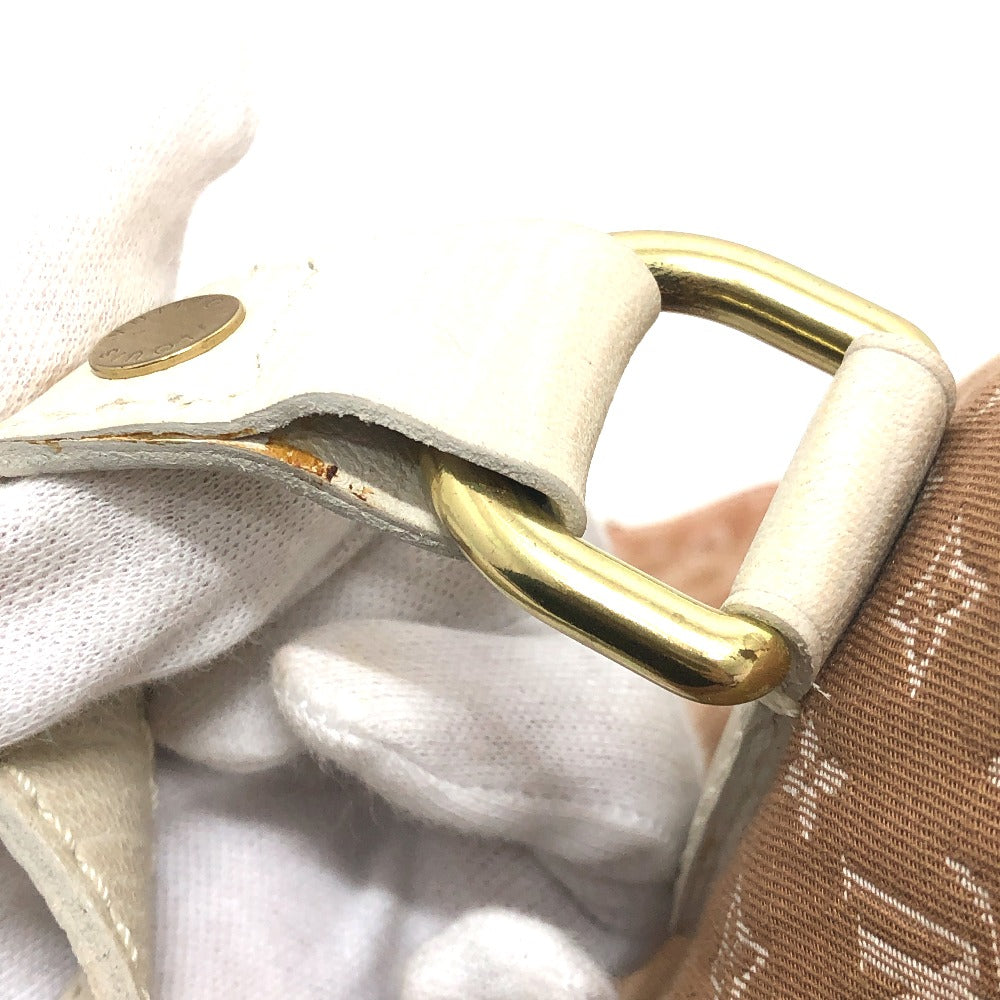 LOUIS VUITTON M40022 Monogram Mini Initials Tanja Shoulder Bag Vertical Tote Bag Leather/Canvas Ladies Beige