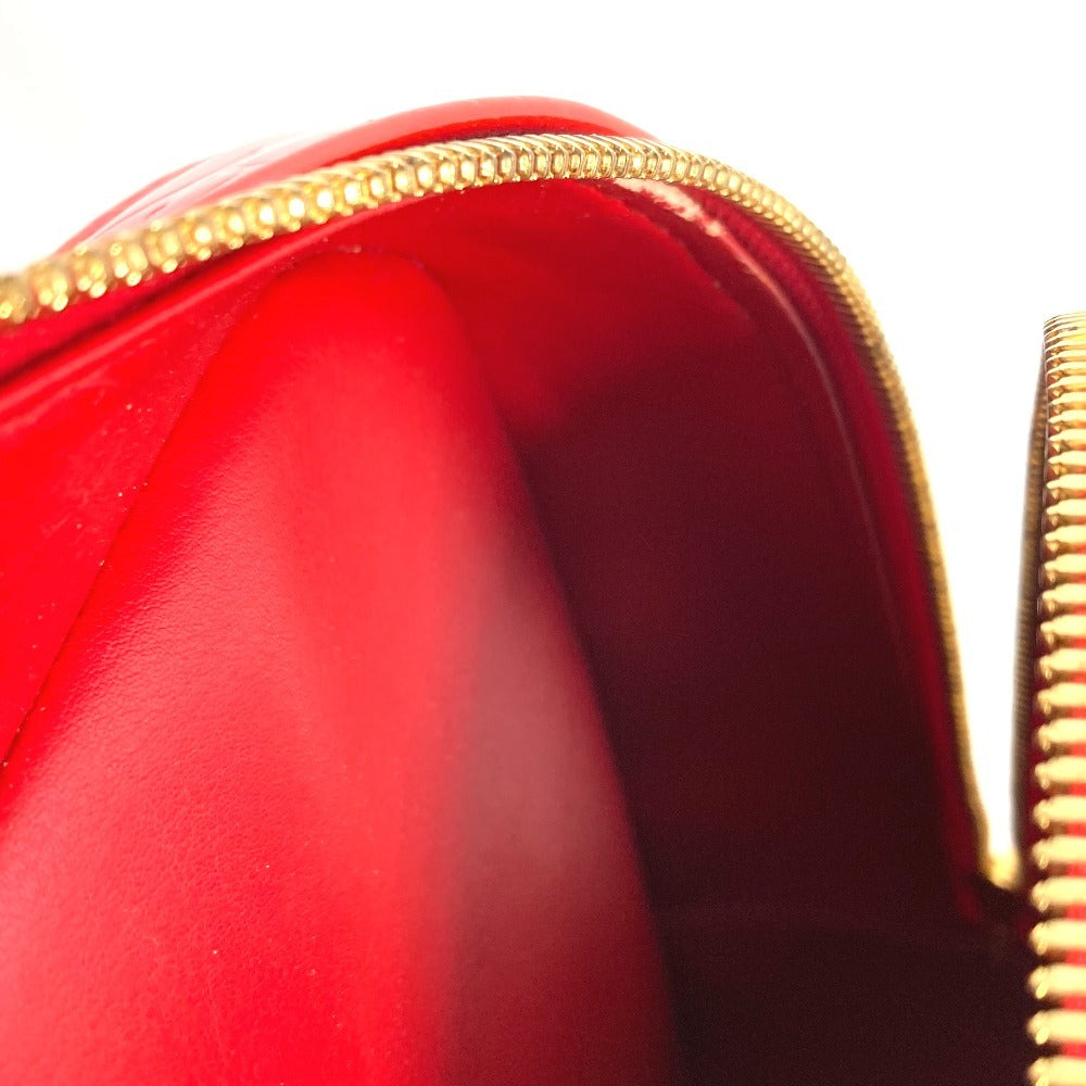 LOUIS VUITTON M91080 Monogram Vernis Sutton Shoulder Bag Boston Bag Handbag Monogram Vernis Canvas Women's Red