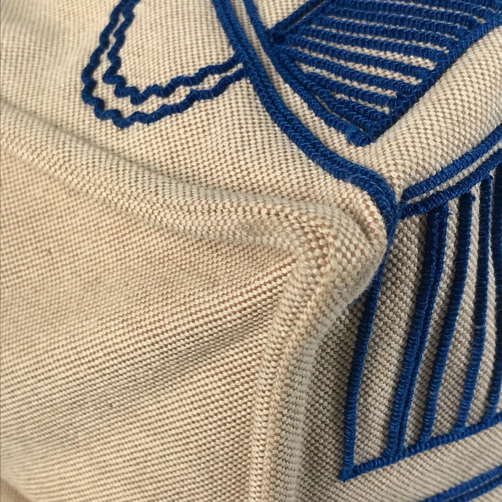 HERMES Beach Bag Talassa Bag Logo Handbag Shoulder Bag Boston Bag Tote Bag Shoulder Bag Cotton Unisex Beige