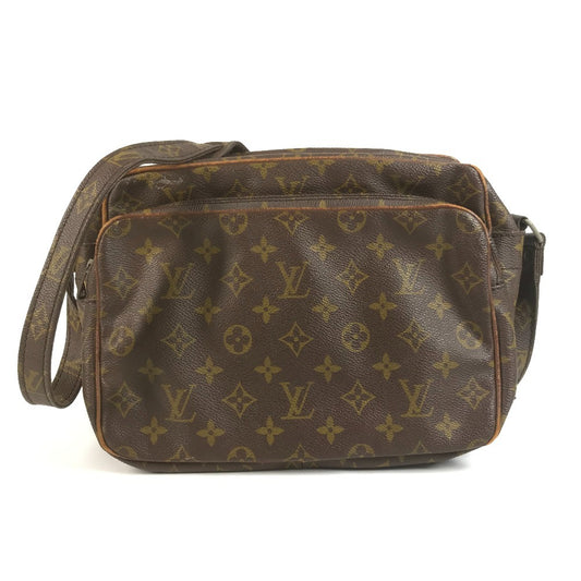 LOUIS VUITTON Unknown Monogram Vintage Migrator Old Nile Bag Handbag Crossbody Shoulder Bag Monogram Canvas Unisex Brown