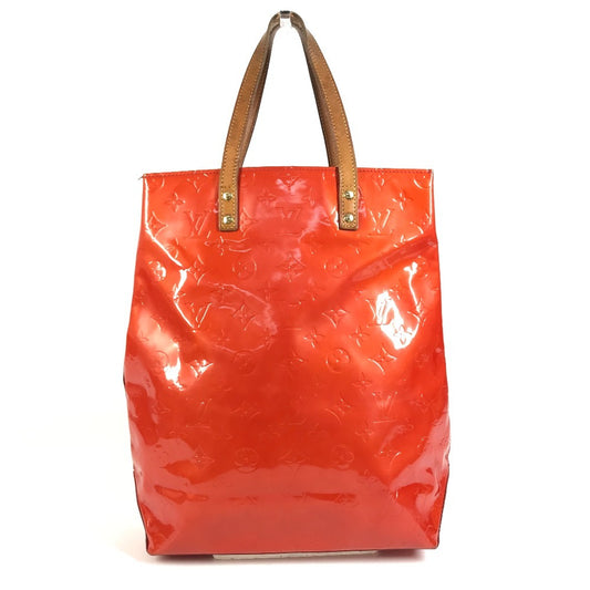 LOUIS VUITTON M91086 Monogram Vernis Reade MM Tote Bag Shoulder Bag Monogram Vernis Canvas Women's Rouge Red
