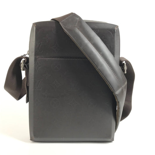 LOUIS VUITTON M46520 Monogram Glace Bobby Pochette Crossbody Shoulder Bag Monogram Glace Leather Unisex Cafe Brown