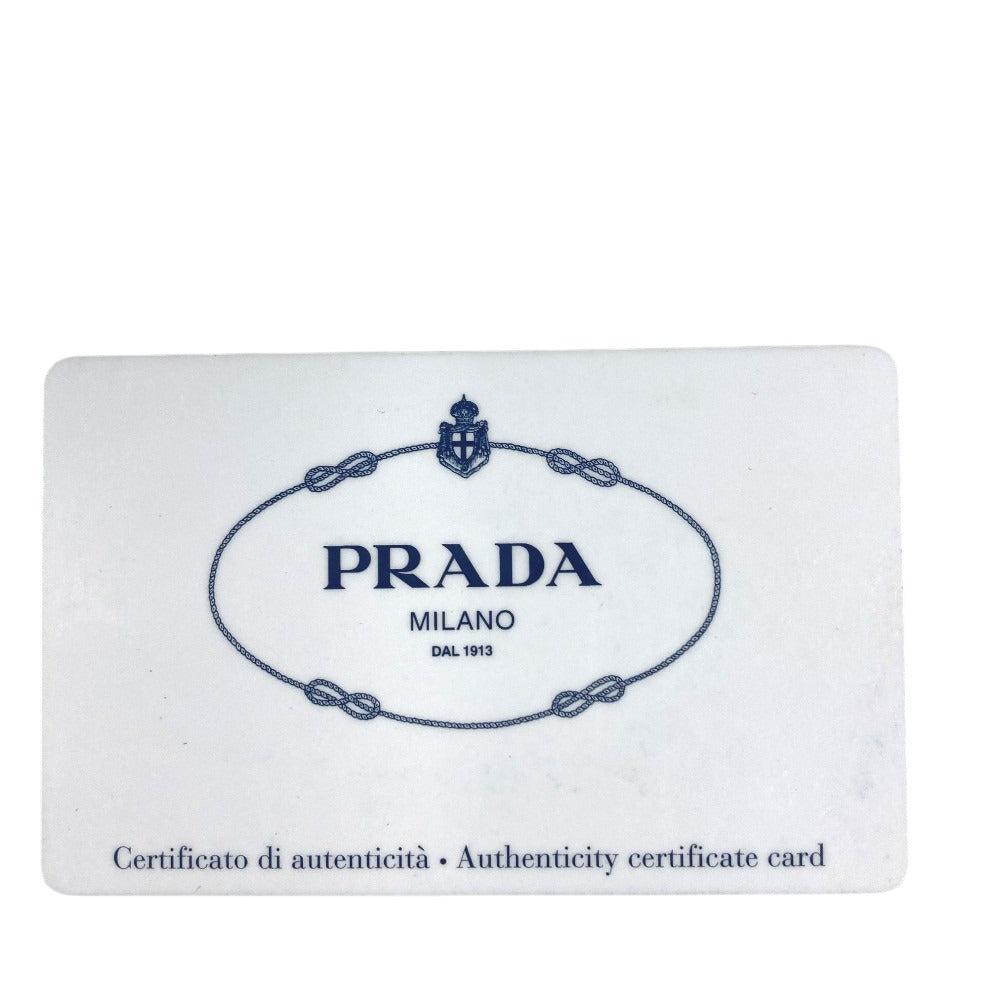 PRADA B1872B カナパ ロゴ ハンドバッグ ショルダーバッグ トートバッグ デニム ユニセックス ブルー