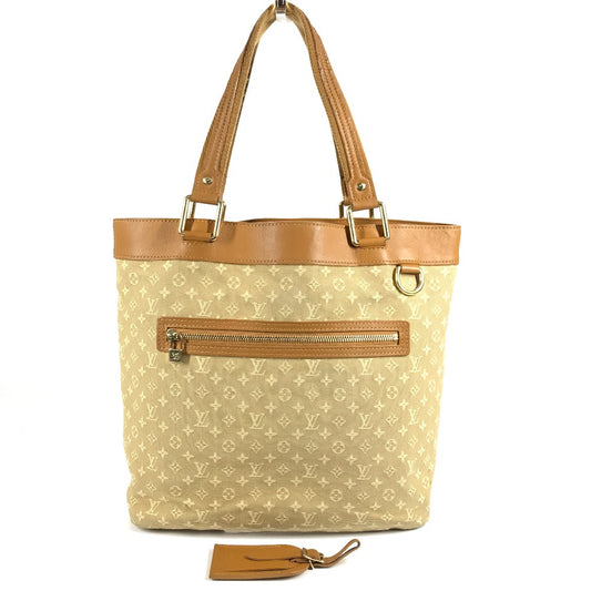 LOUIS VUITTON M92683 モノグラムミニ ルシーユGM ルシーユ GM カバン 肩掛け トートバッグ ショルダーバッグ モノグラムミニキャンバス レディース ベージュ
