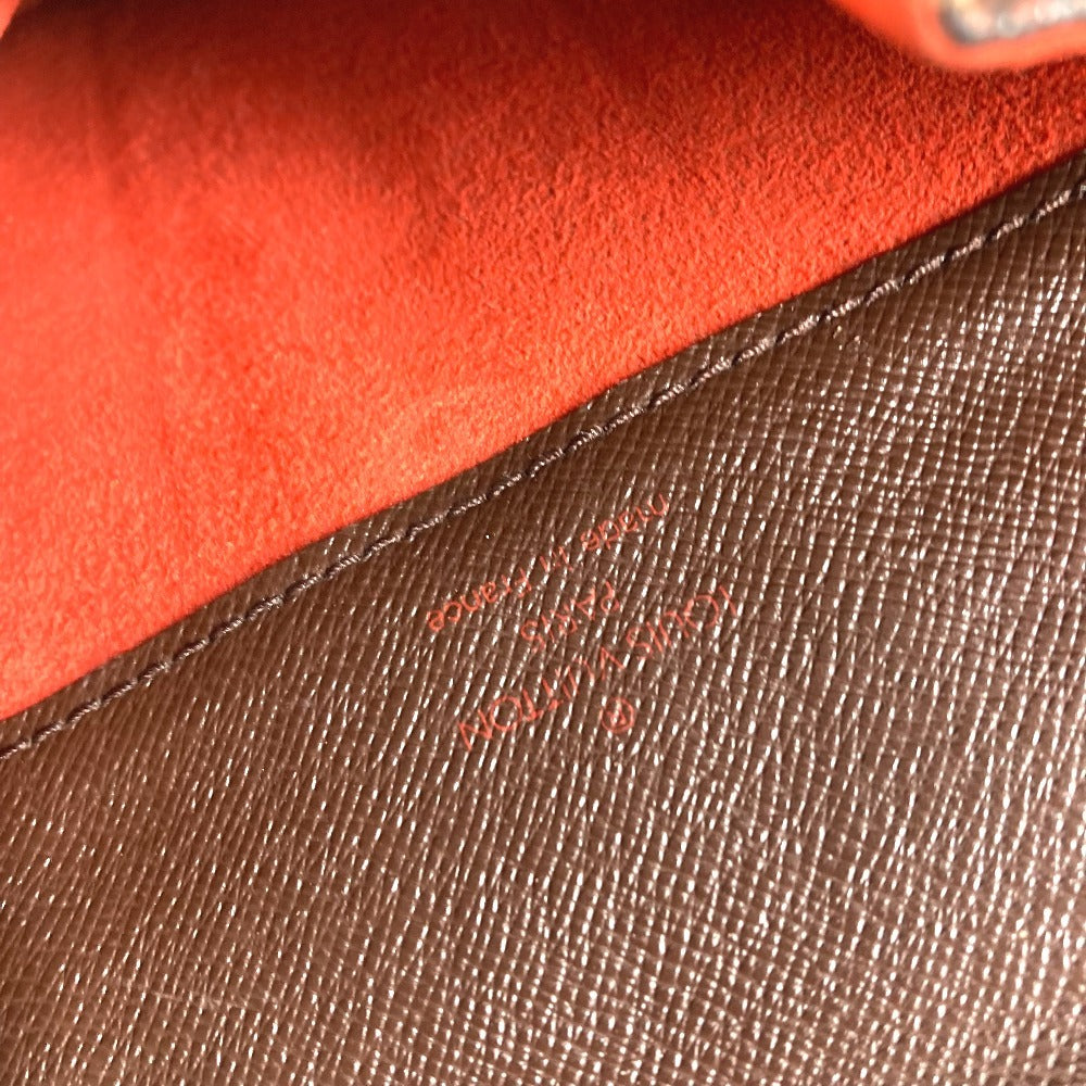 LOUIS VUITTON N45272 Damier Pimlico Pochette Crossbody Flap Shoulder Bag Damier Canvas Women's Ebene Brown