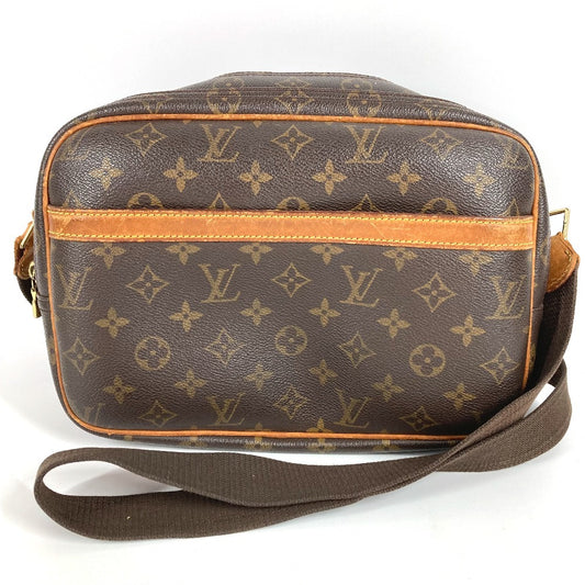 LOUIS VUITTON M45254 モノグラム リポーターPM リポーター PM 斜め掛け カバン ショルダーバッグ モノグラムキャンバス ユニセックス ブラウン