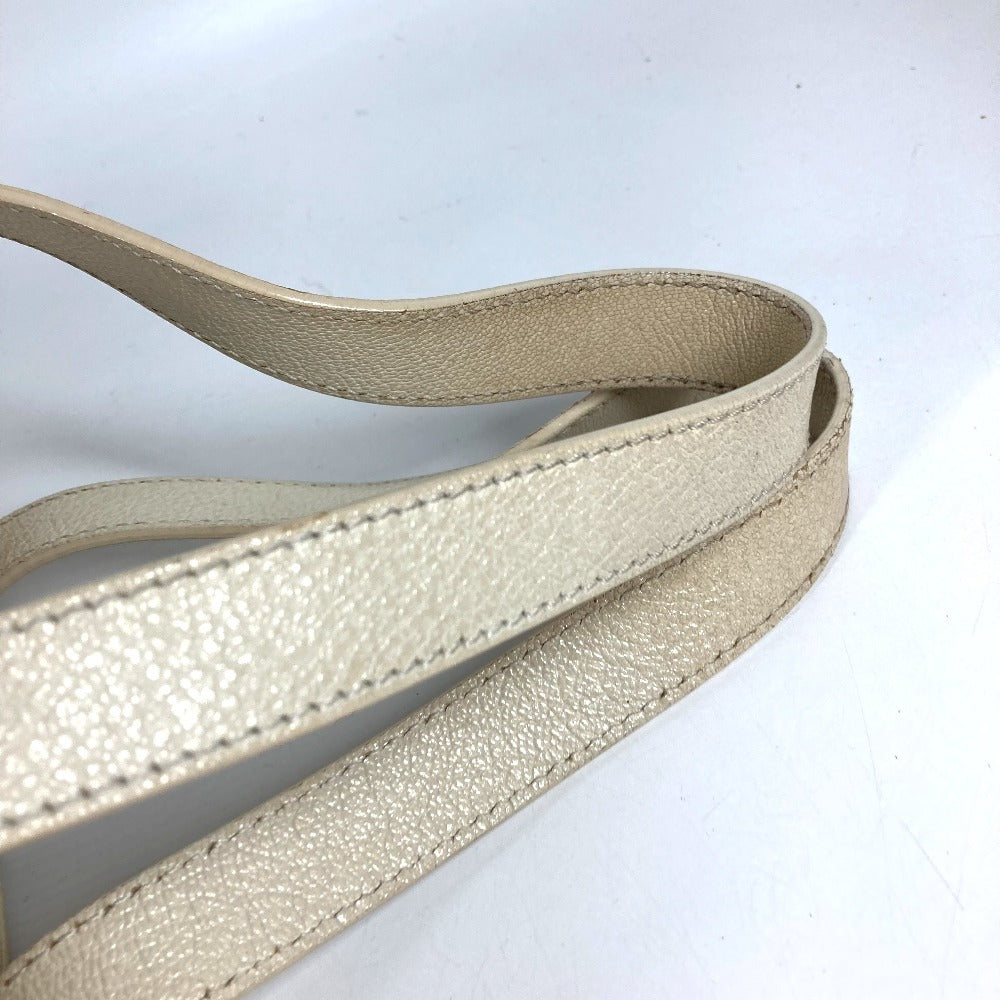 CHANEL パンチング ロゴ CC ココマーク マトラッセ キルティング ハンドバッグ カバン トートバッグ レザー ユニセックス アイボリー系