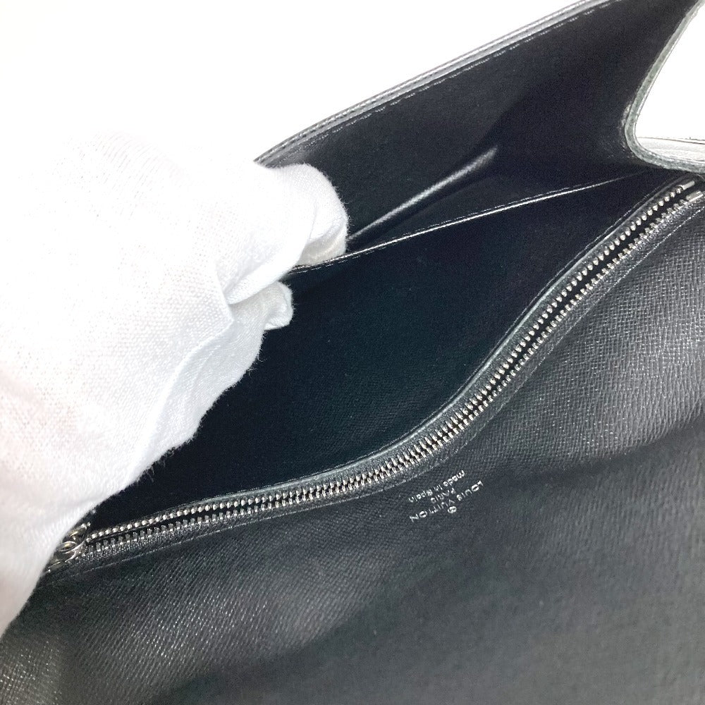 LOUIS VUITTON M30782 タイガ セレンガ カバン ストラップ フラップ ポーチ クラッチバッグ セカンドバッグ タイガレザー ユニセックス アルドワーズ ブラック