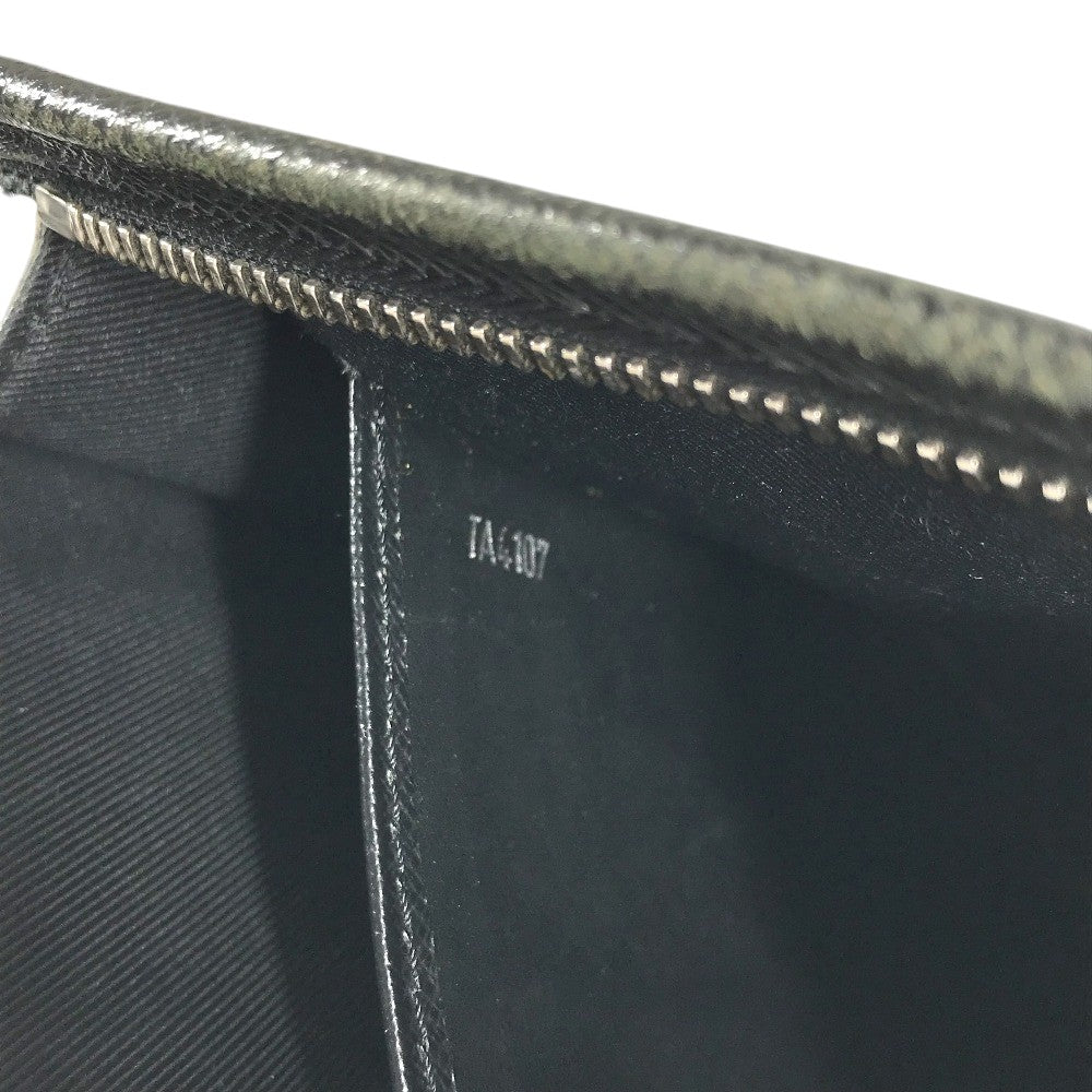 LOUIS VUITTON M30547 Taiga Pochette Voyage Cluch Bag Bag Pouch Clutch bag Taiga Leather Ardoise Black Used