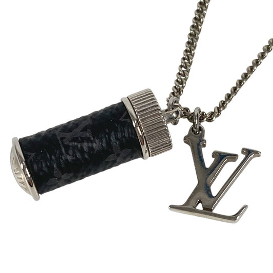 LOUIS VUITTON M63641 モノグラムエクリプス ネックレスチャームズ チェーンネックレス アクセサリー ネックレス メタル ユニセックス ブラック