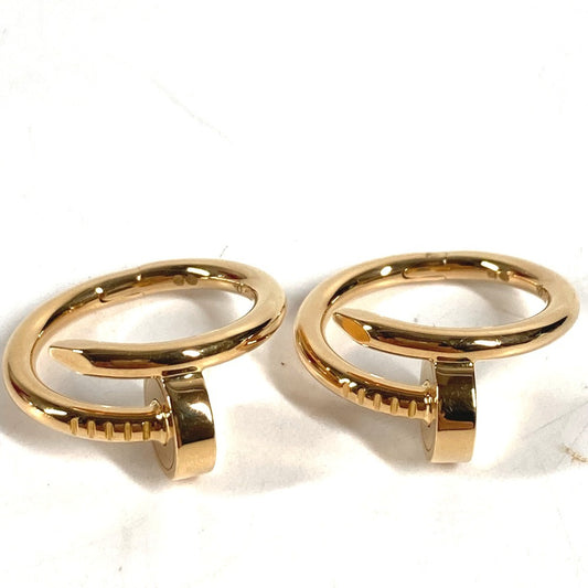 CARTIER K18 金 18K ジュスト アン クル カフリンクス カフス アクセサリー ジュエリー カフス Au750 メンズ ゴールド