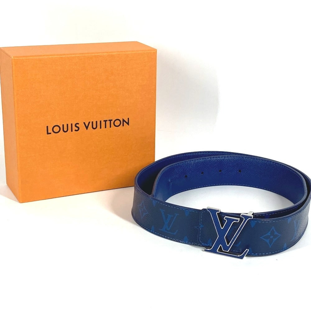 LOUIS VUITTON M0159T モノグラム コバルト タイガラマ サンチュール LVイニシャル リバーシブル 40MM ファッション小物 バックル ベルト ベルト モノグラムキャンバス メンズ ブルー