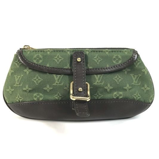 LOUIS VUITTON M92698 Monogram mini Ansophie Multi-Pouch Coin Compartment coin purse Wallet Pouch Monogram Mini Canvas khaki Used