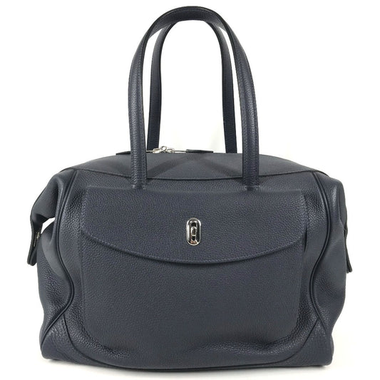 HERMES Warago Cabin 35 Warago Cabin 35 Bag, Handbag, Shoulder Bag, Business Bag Duffle Bag Togo Navy/SilverHardware Used