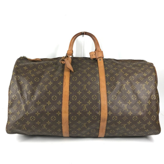 LOUIS VUITTON M41422 Monogram Keepall60 Keepall 60 Old Model Outie Bag Hand Bag Travel Bag Duffle Bag MonogramCanvas Brown Used
