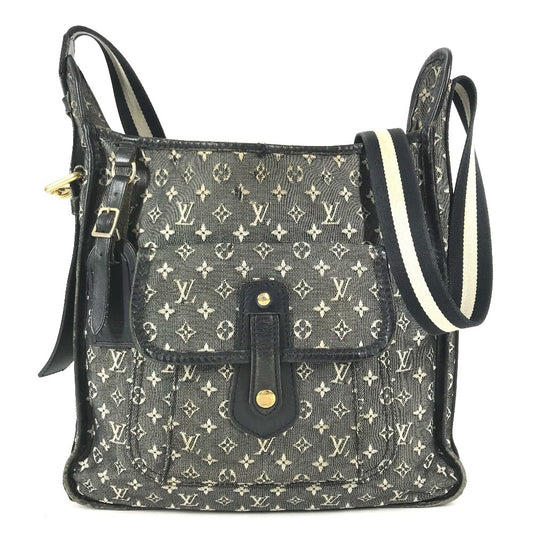 LOUIS VUITTON M92324 Monogram mini Bussus Marie Kate Bag Crossbody Shoulder Bag Monogram Mini Canvas Navy Used