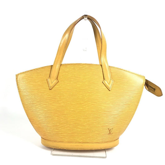LOUIS VUITTON M52279 エピ サンジャック カバン トートバッグ ハンドバッグ エピレザー ユニセックス タッシリイエロー イエロー