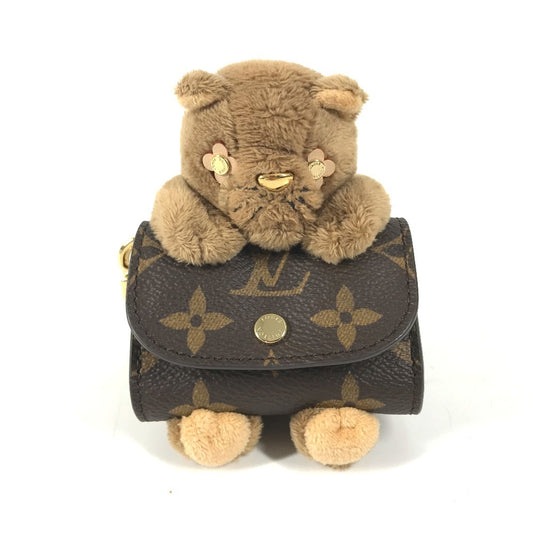 LOUIS VUITTON M01561 モノグラム 猫 キャット バッグチャーム・LV キュート モノグラム バッグチャーム キーホルダー モノグラムキャンバス レディース ブラウン