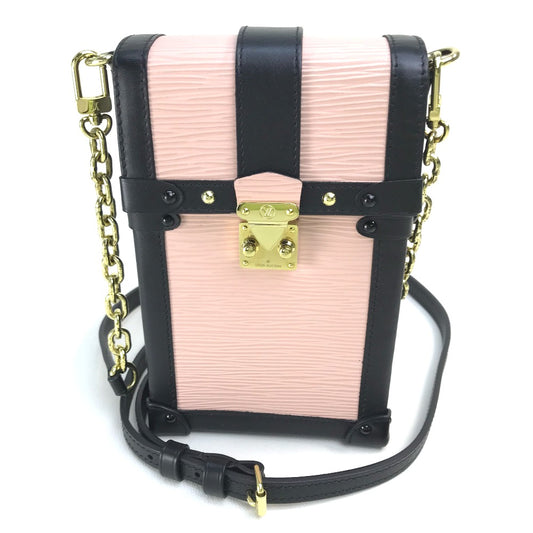 LOUIS VUITTON M67872 エピ ポシェット・トランク ヴェルティカル カバン 2018春夏 ショルダーバッグ エピレザー レディース ローズバレリーヌ