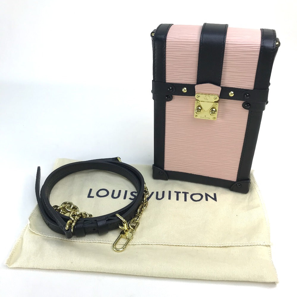 LOUIS VUITTON M67872 エピ ポシェット・トランク ヴェルティカル カバン 2018春夏 ショルダーバッグ エピレザー レディース ローズバレリーヌ