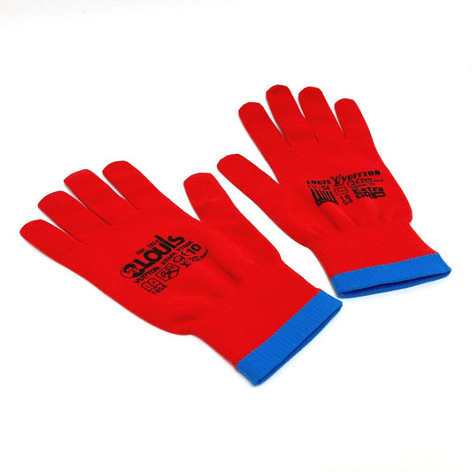 LOUIS VUITTON MP2336 Gon RGB Gloves, Men's Nylon Gloves, Red