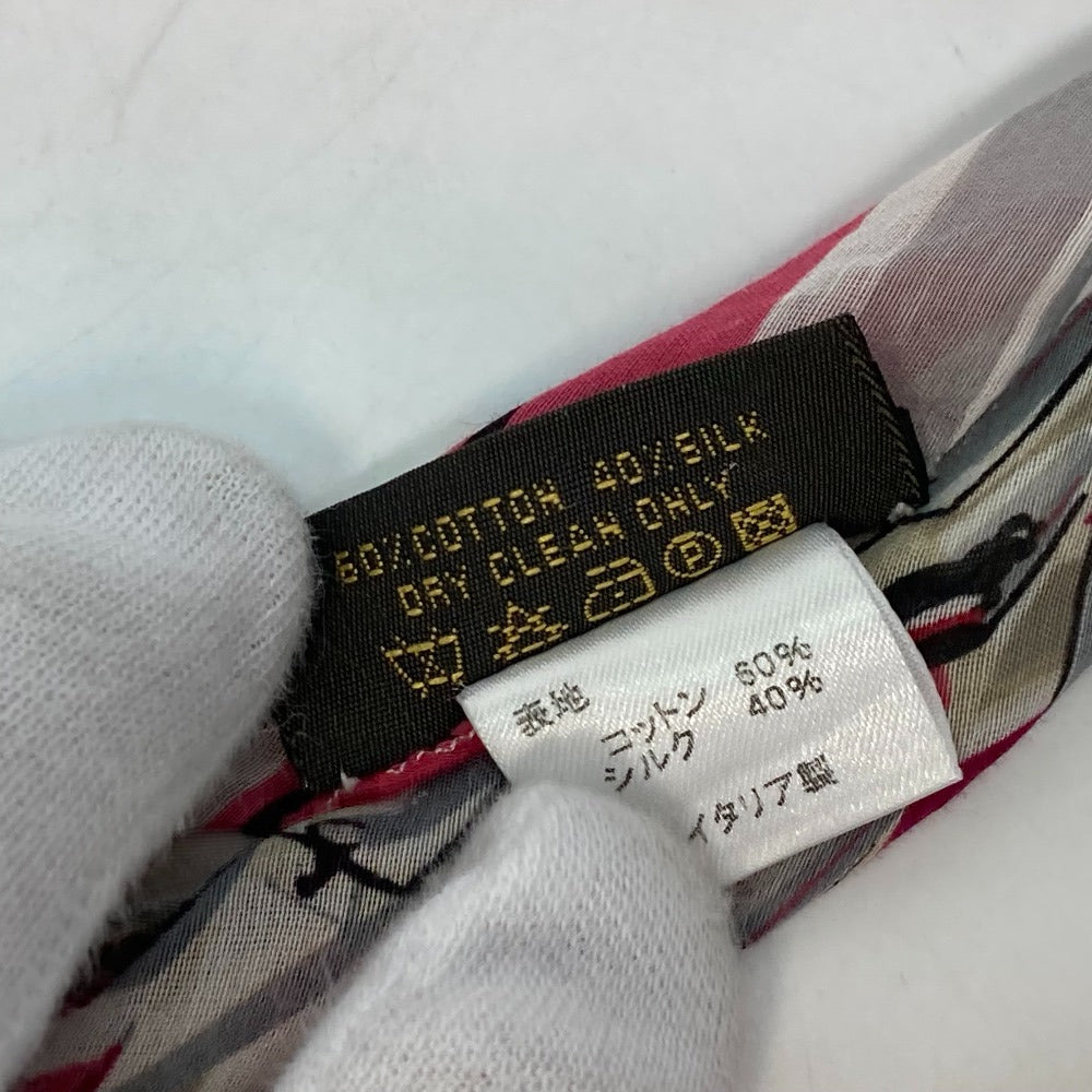 LOUIS VUITTON 総柄 アパレル 小物 スカーフ コットン レディース マルチカラー