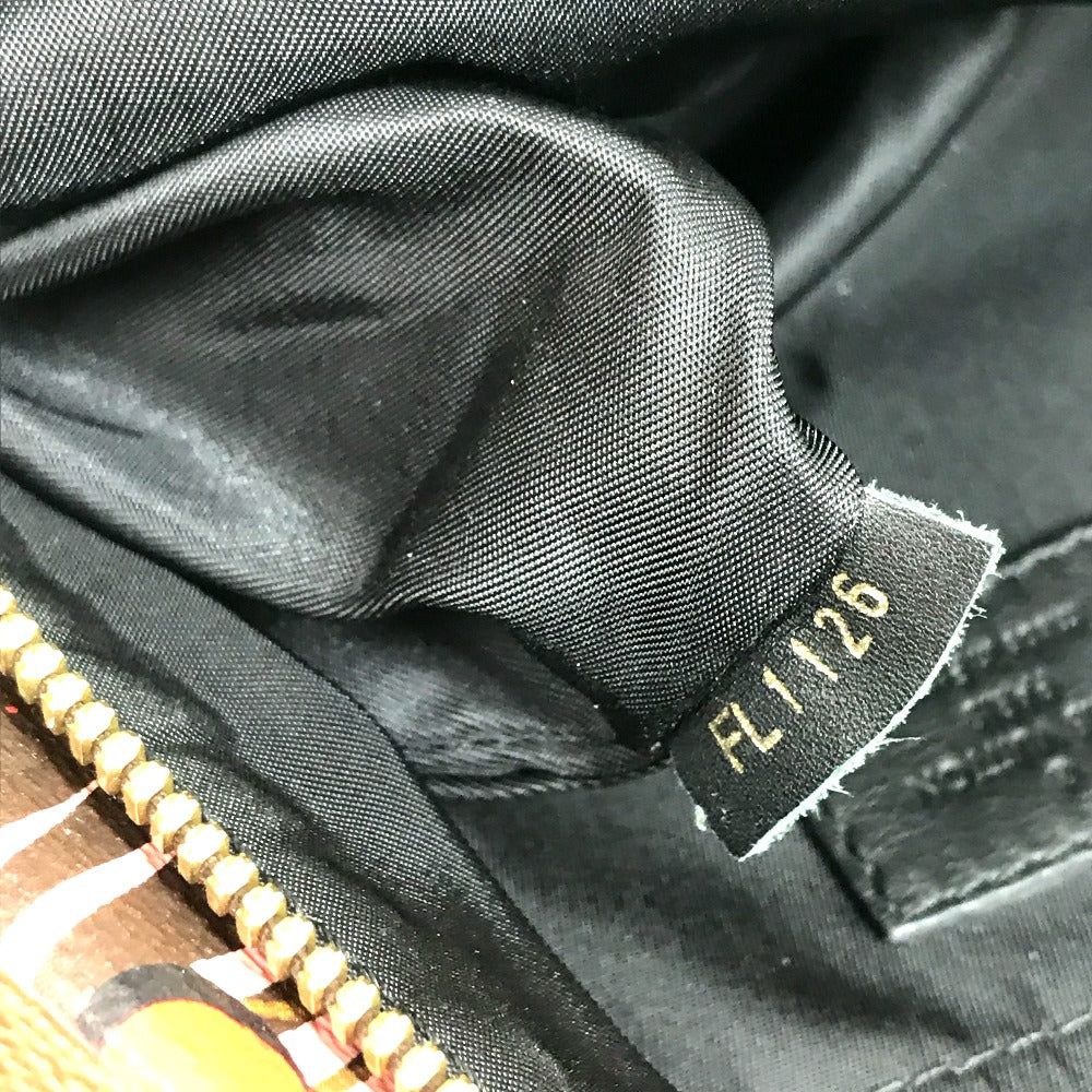 LOUIS VUITTON M41981 モノグラム パームスプリングスPM ジャングルドット リュックサック モノグラムキャンバス レディース ブラウン×ピンク×レッド